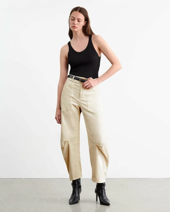 SHON PANT Wood Women Nili Lotan Pants and Shorts