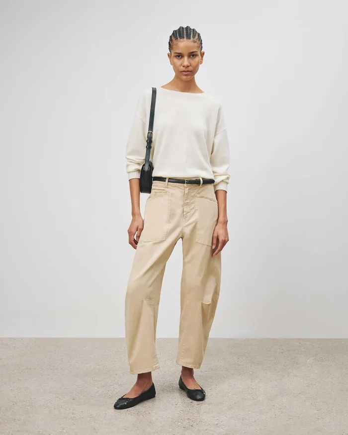 SHON PANT Wood Women Nili Lotan Pants and Shorts
