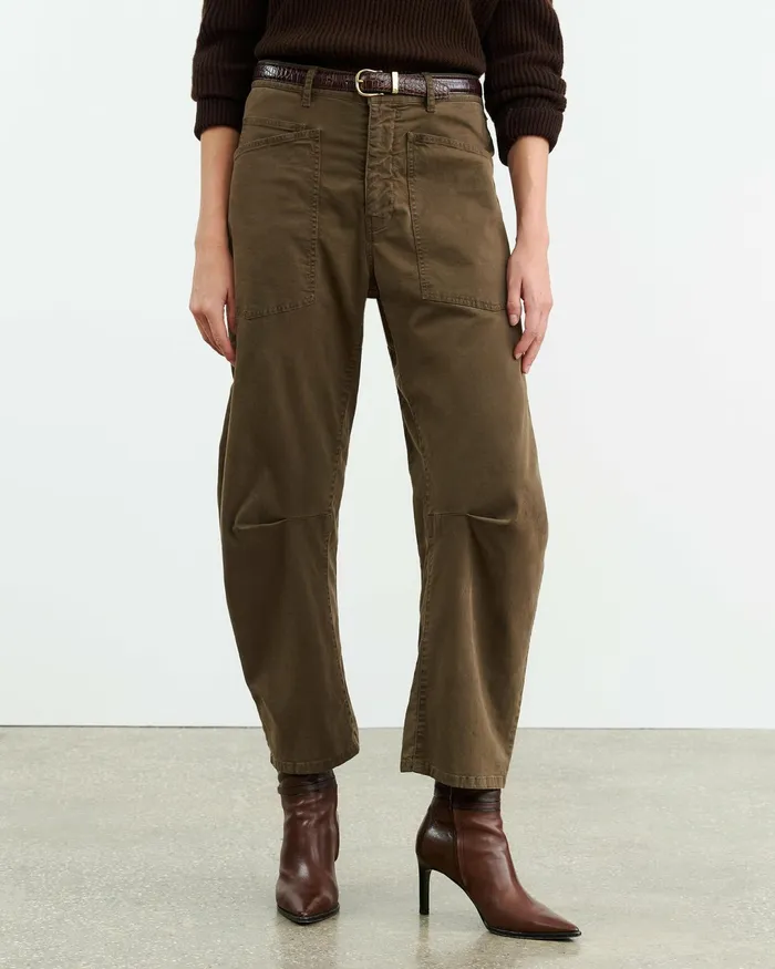 SHON PANT Wood Women Nili Lotan Pants and Shorts