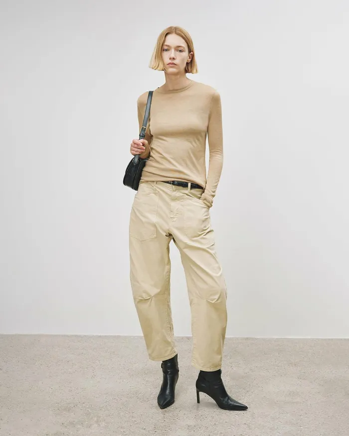 SHON PANT Wood Women Nili Lotan Pants and Shorts