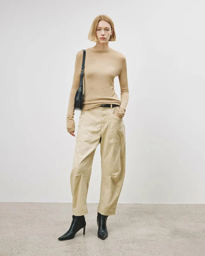 SHON PANT Wood Women Nili Lotan Pants and Shorts