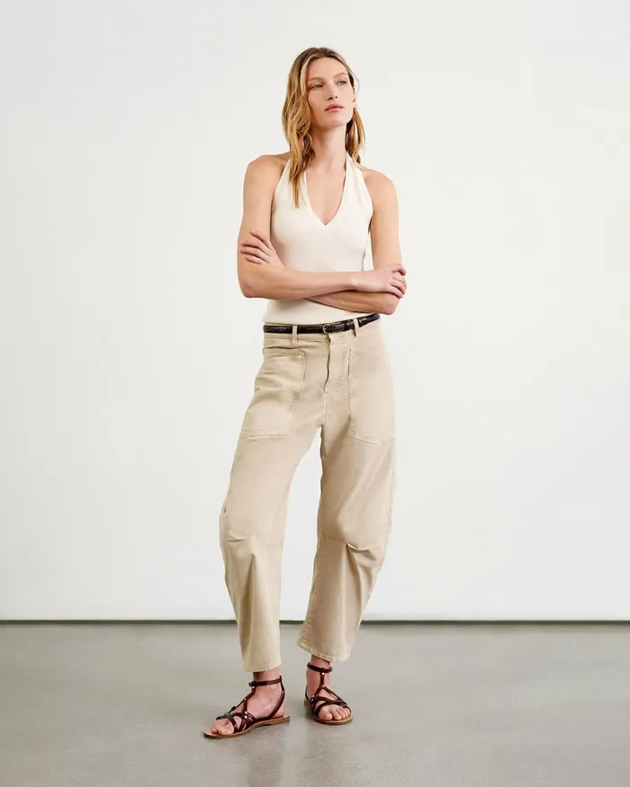SHON PANT Wood Women Nili Lotan Pants and Shorts