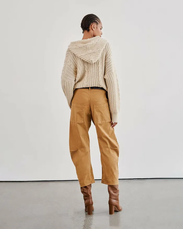 SHON PANT Wood Women Nili Lotan Pants and Shorts