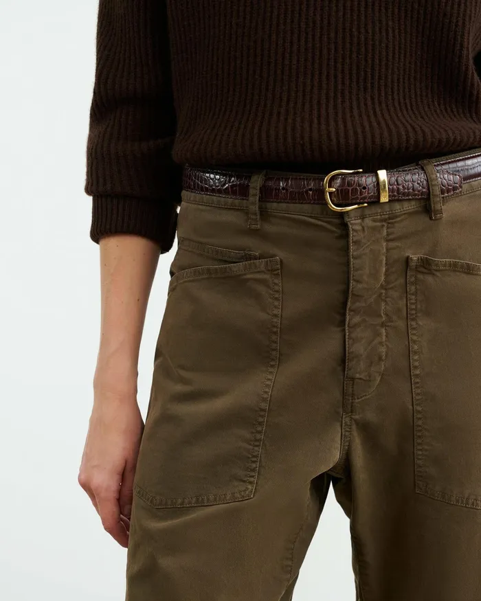 SHON PANT Wood Women Nili Lotan Pants and Shorts