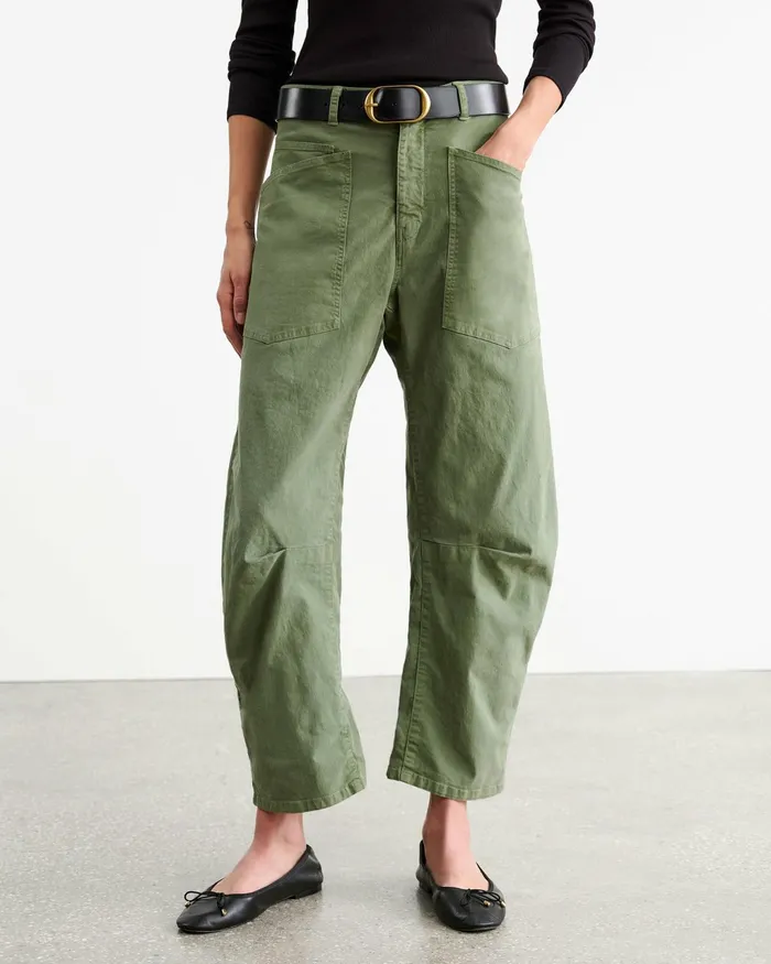 SHON PANT Wood Women Nili Lotan Pants and Shorts