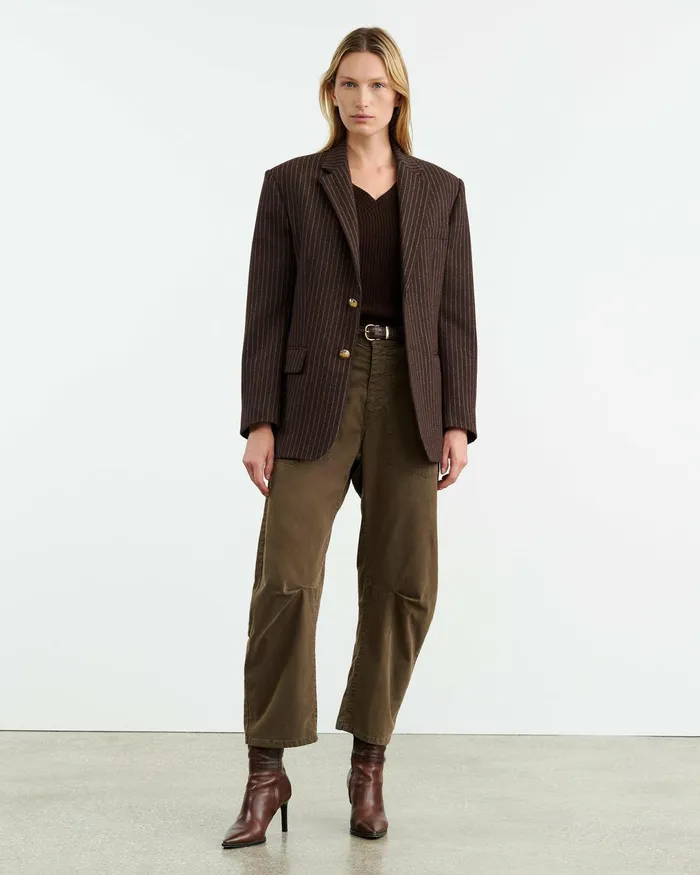 SHON PANT Wood Women Nili Lotan Pants and Shorts