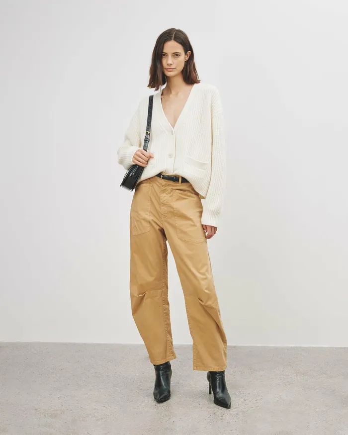 SHON PANT Wood Women Nili Lotan Pants and Shorts