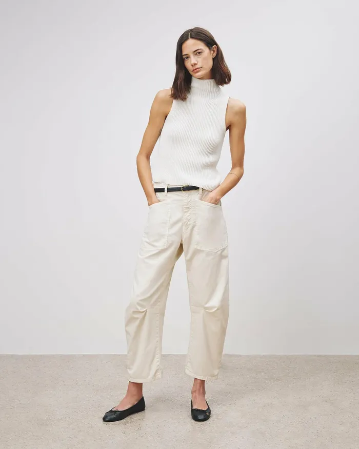 SHON PANT Wood Women Nili Lotan Pants and Shorts