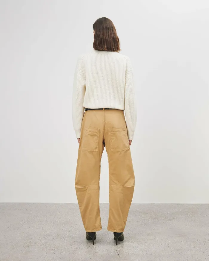 SHON PANT Wood Women Nili Lotan Pants and Shorts