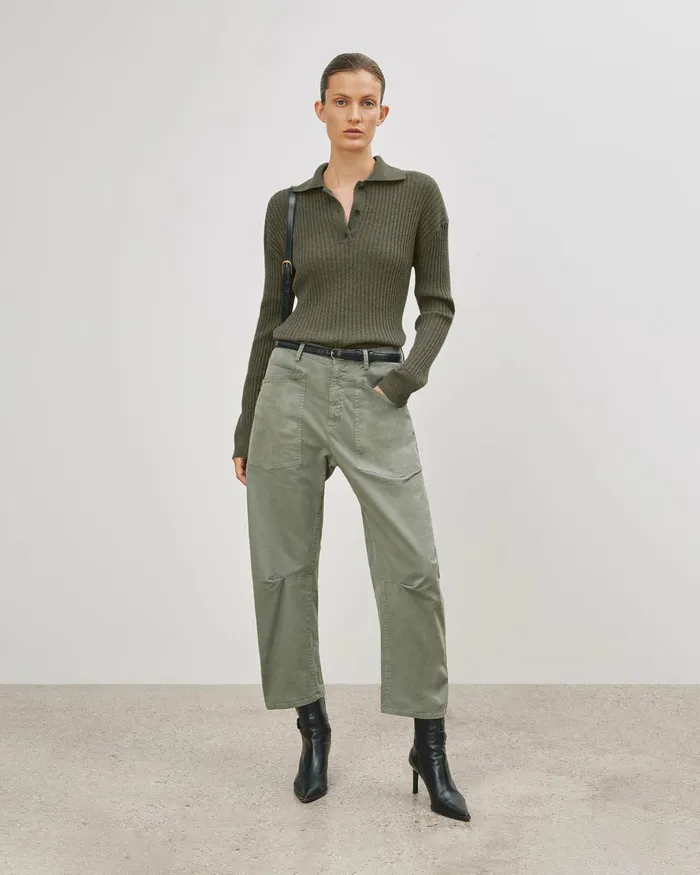 SHON PANT Wood Women Nili Lotan Pants and Shorts