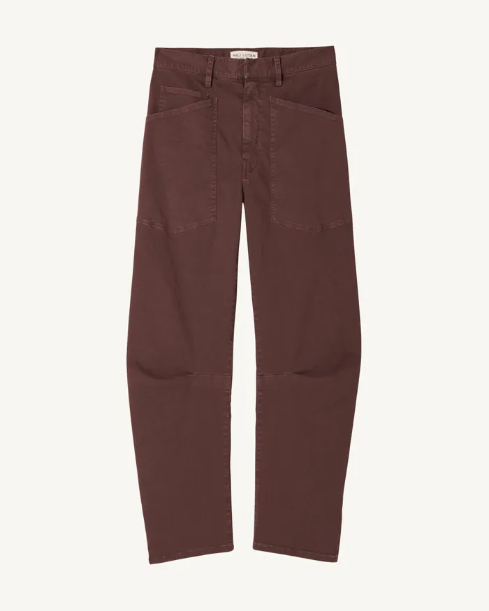 SHON PANT Wood Women Nili Lotan Pants and Shorts