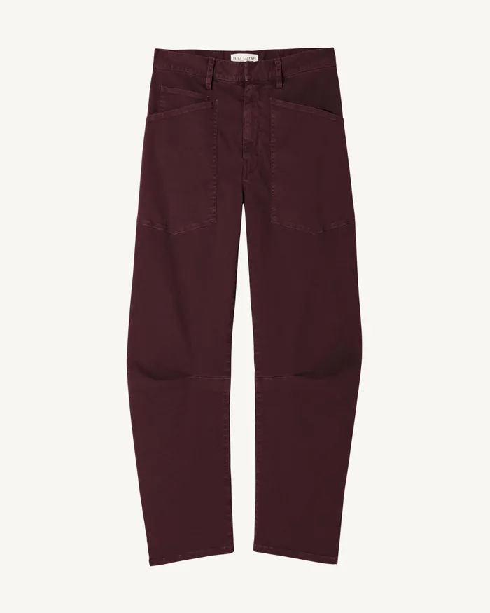 SHON PANT Wood Women Nili Lotan Pants and Shorts