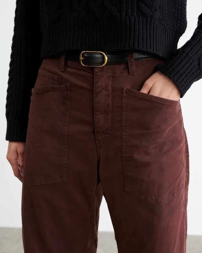 SHON PANT Wood Women Nili Lotan Pants and Shorts