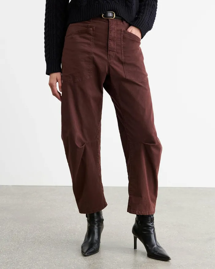 SHON PANT Wood Women Nili Lotan Pants and Shorts