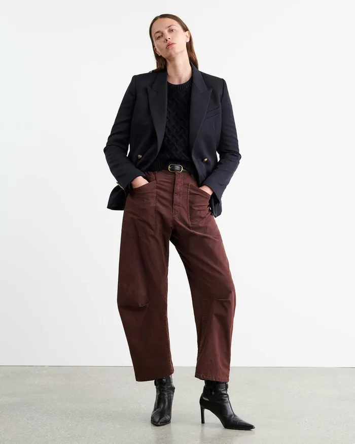 SHON PANT Wood Women Nili Lotan Pants and Shorts