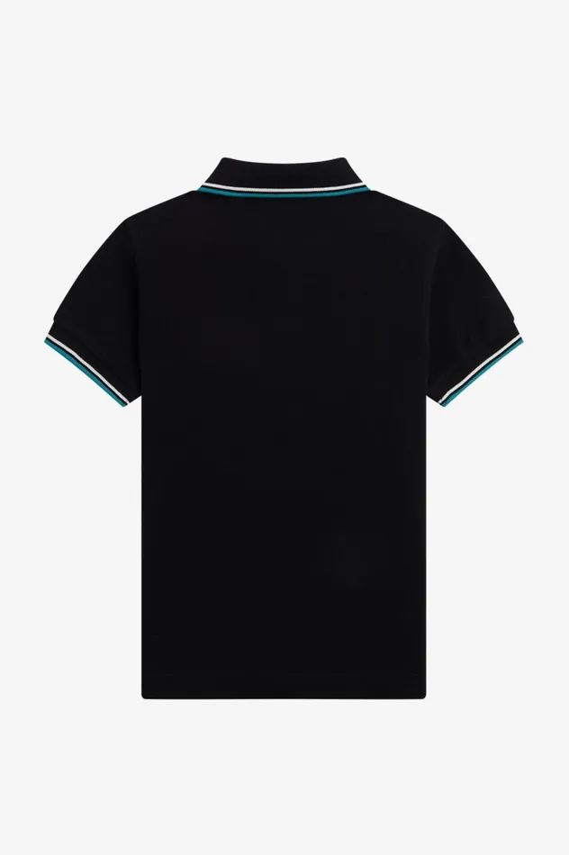 Shop The ShirtKids Twin Tipped Shirt Blackecrudeep Mint Fred Perry Kids
