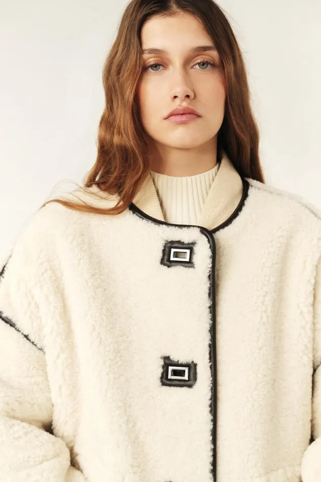 Short Coat Maury Green Women Baandsh Jackets and Coats
