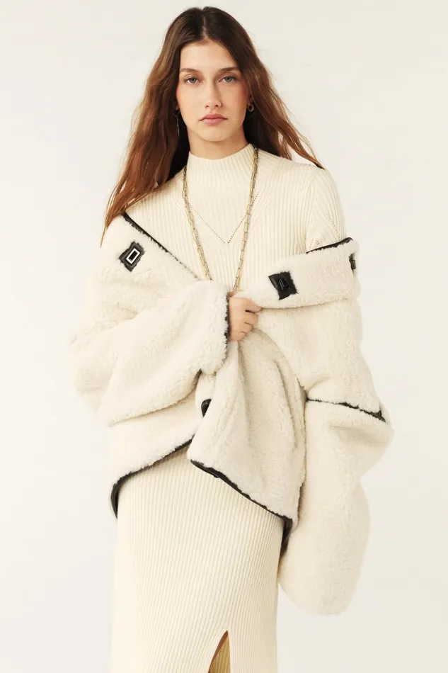Short Coat Maury Green Women Baandsh Jackets and Coats