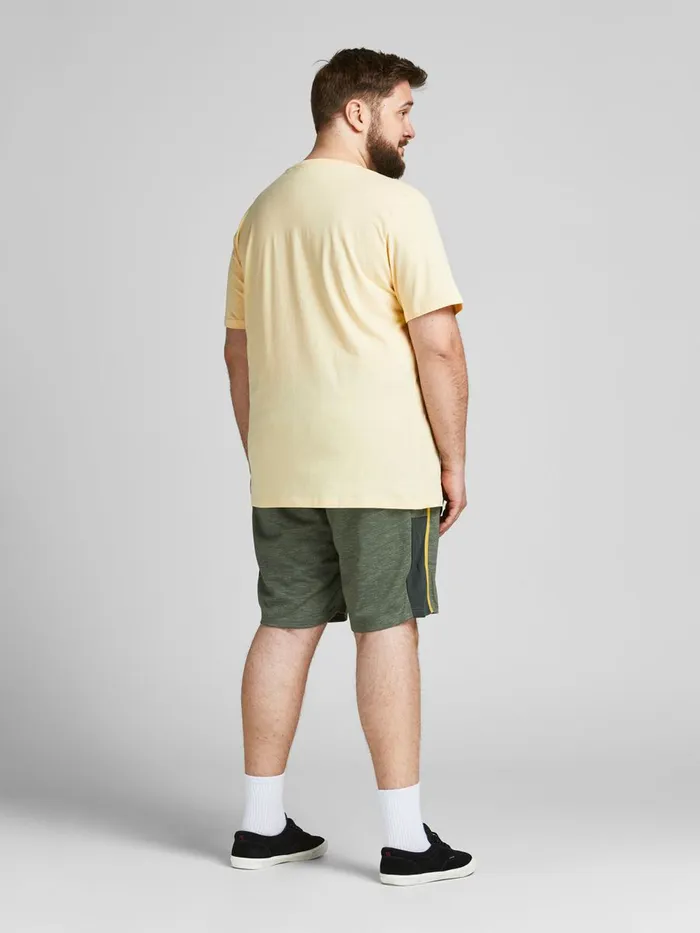 Shorts JACK and JONES Mens CLASSIC PLUS SIZE SWEAT SHORTS Green Oil Green Near Me