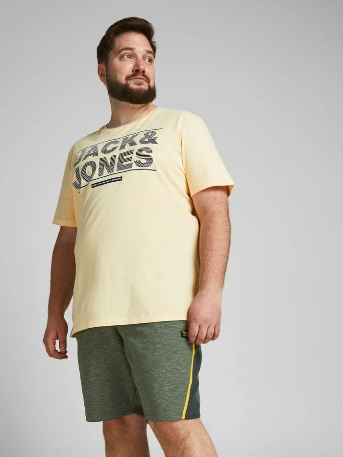 Shorts JACK and JONES Mens CLASSIC PLUS SIZE SWEAT SHORTS Green Oil Green Near Me