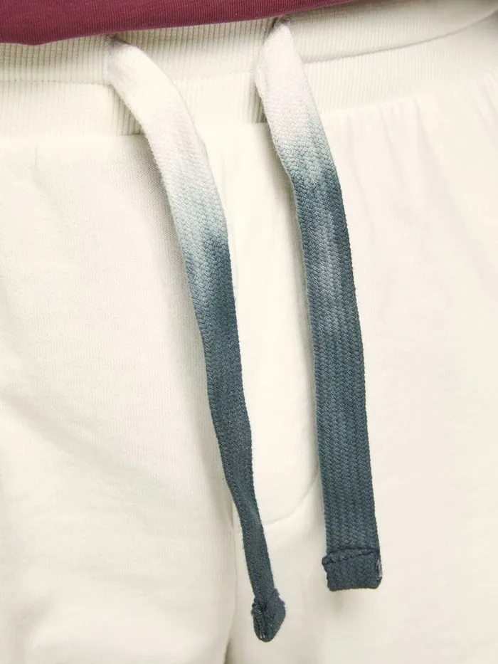 Shorts JACK and JONES Mens COLOR GRADIANT SWEAT SHORTS White Cloud Dancer On Sale