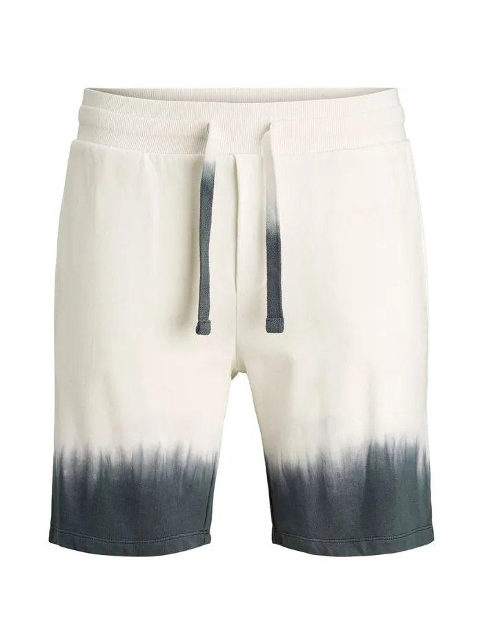 Shorts JACK and JONES Mens COLOR GRADIANT SWEAT SHORTS White Cloud Dancer On Sale
