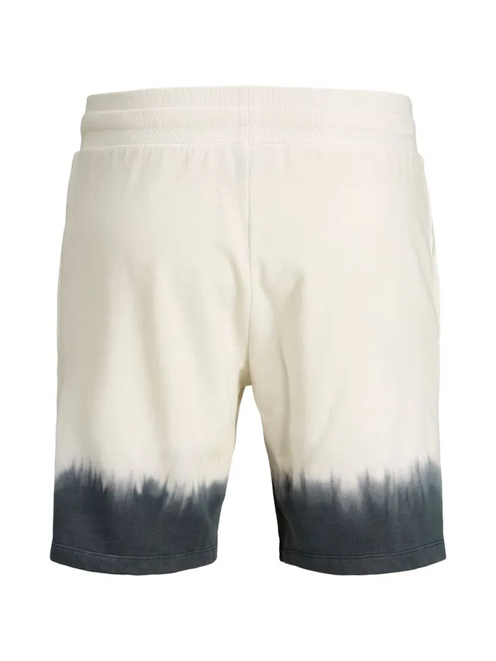 Shorts JACK and JONES Mens COLOR GRADIANT SWEAT SHORTS White Cloud Dancer On Sale