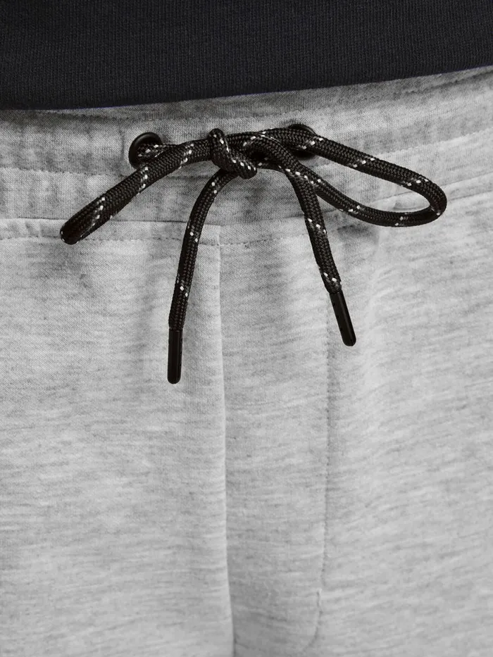Shorts JACK and JONES Mens COLOUR BLOCK SWEAT SHORTS Grey Light Grey Melange Casaul