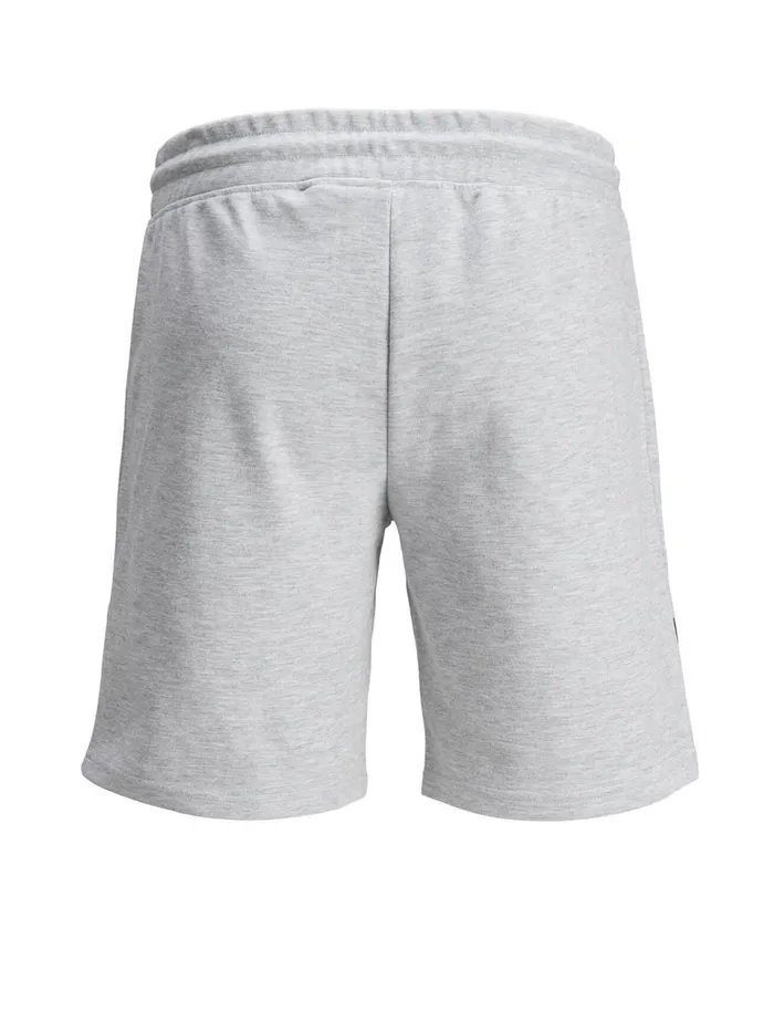 Shorts JACK and JONES Mens COLOUR BLOCK SWEAT SHORTS Grey Light Grey Melange Casaul