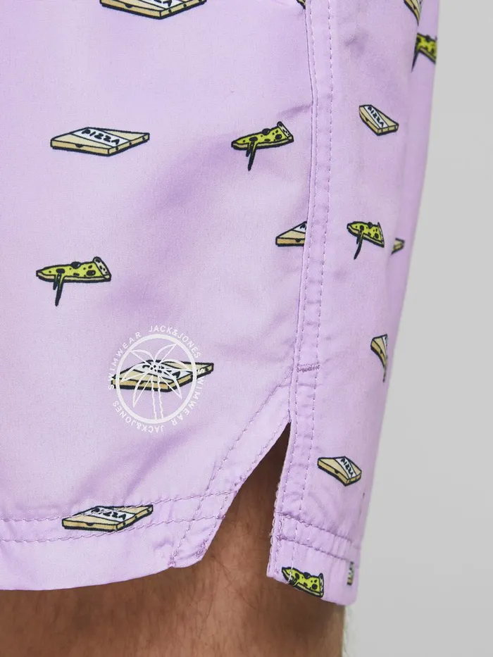 Shorts JACK and JONES Mens RECYCLED POLYESTER SWIM SHORTS Pastel Lavender Casaul