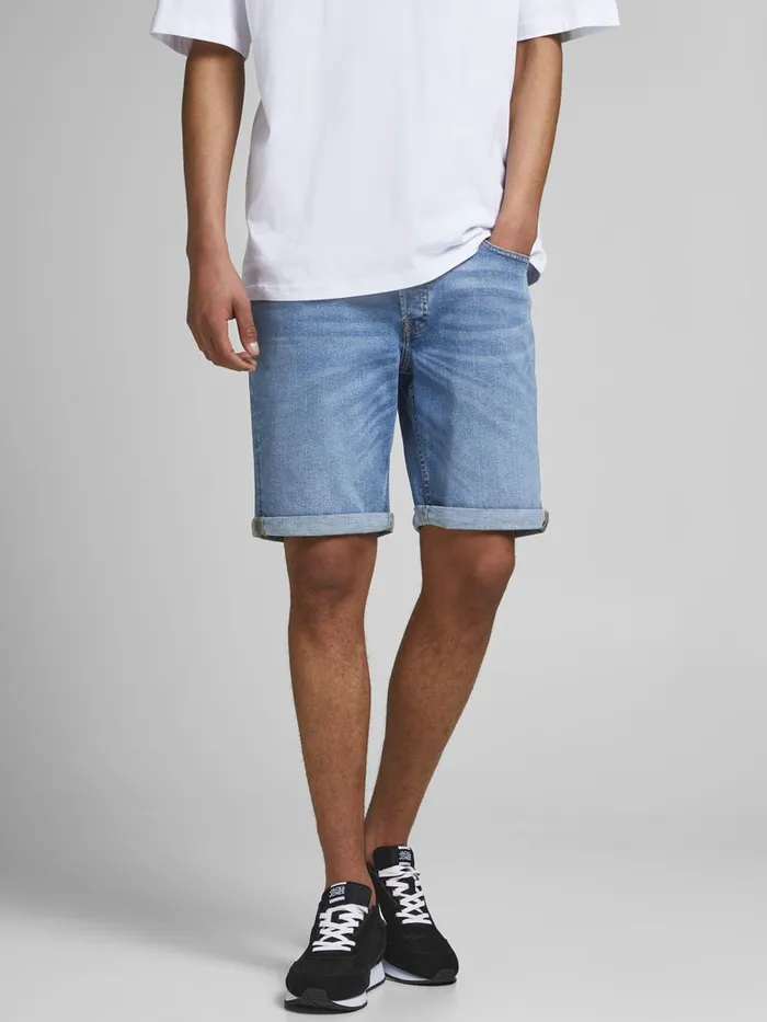 Shorts JACK and JONES Mens RICK ORIGINAL NA 030 DENIM SHORTS Blue Blue Denim Gift for Friend Shorts JACK and JONES Mens RICK ORIGINAL NA 030 DENIM SHORTS Blue Blue Denim Gift for Friend
