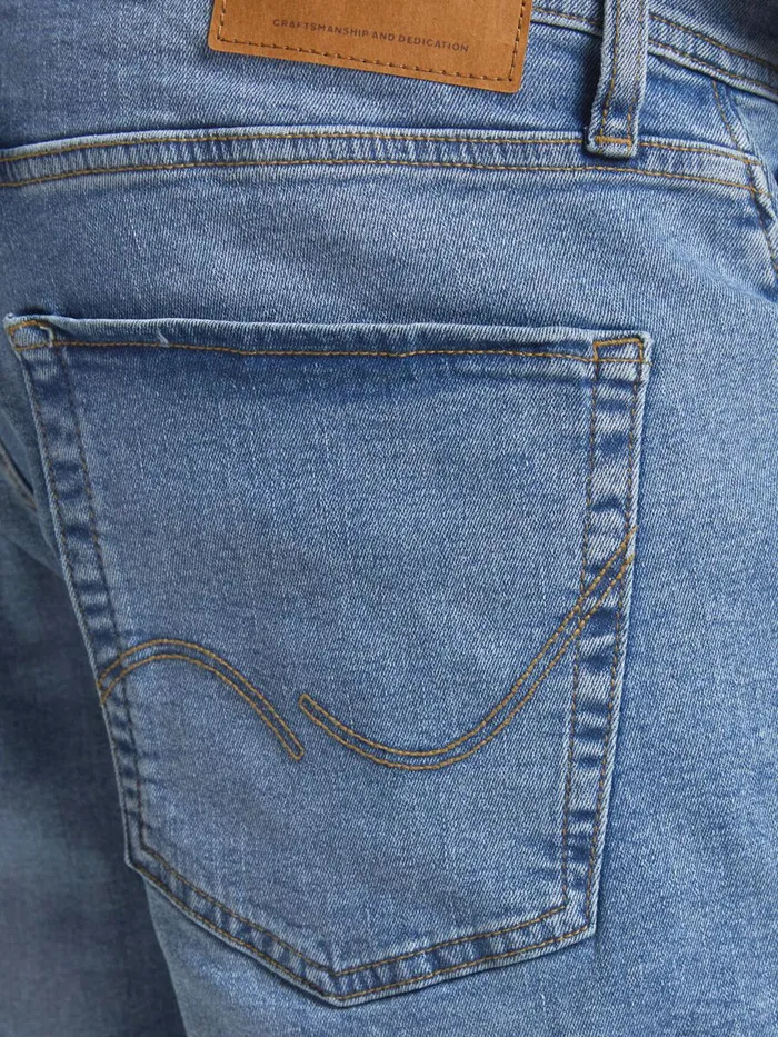 Shorts JACK and JONES Mens RICK ORIGINAL NA 030 DENIM SHORTS Blue Blue Denim Gift for Friend