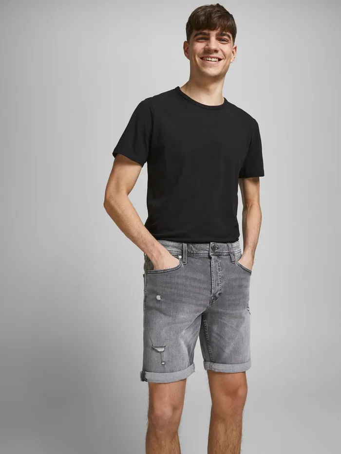 Shorts JACK and JONES Mens RICK ORIGINAL NA 040 DENIM SHORTS Grey Grey Denim Near Me