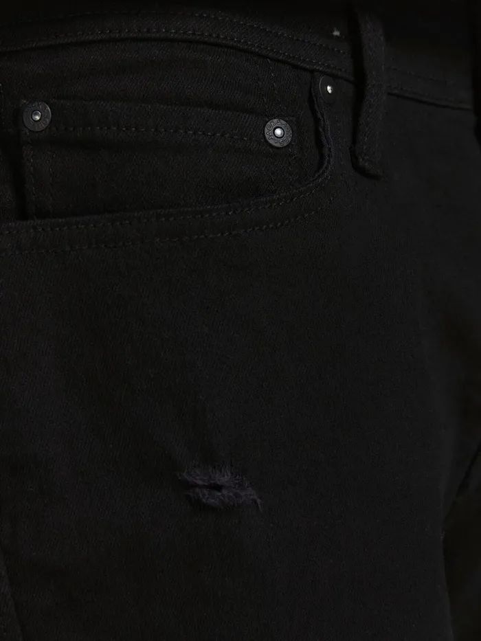 Shorts JACK and JONES Mens RICK ORIGINAL NA 042 DENIM SHORTS Black Black Denim Gift Ideas