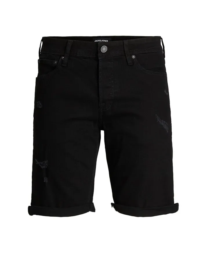 Shorts JACK and JONES Mens RICK ORIGINAL NA 042 DENIM SHORTS Black Black Denim Gift Ideas