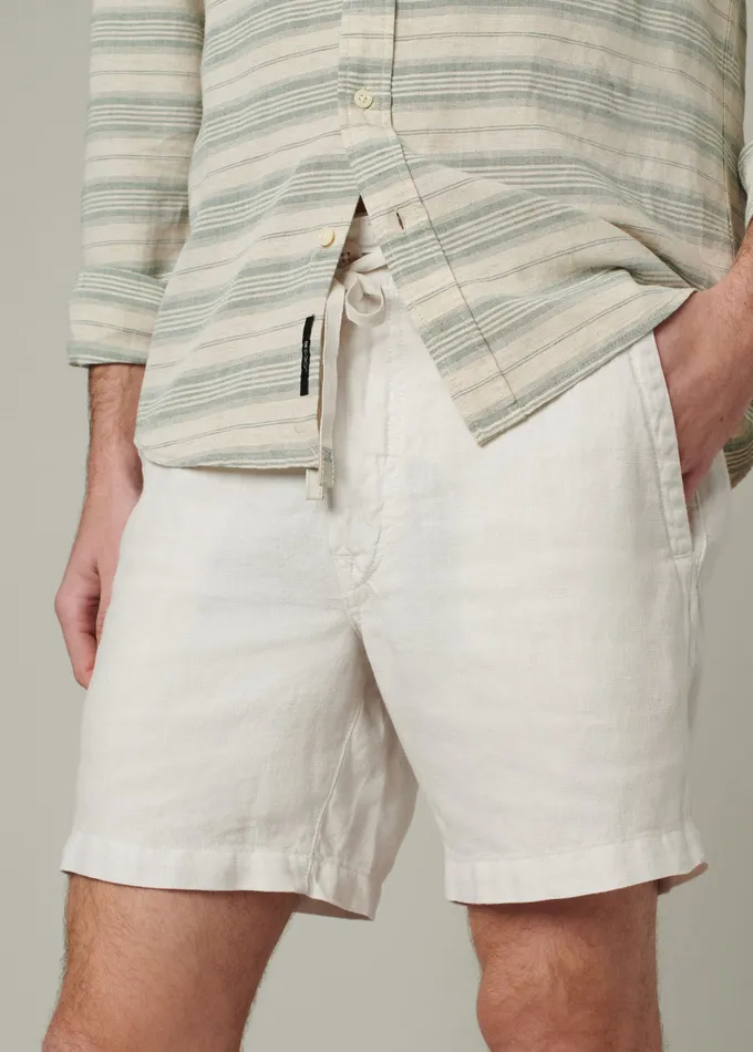 Shorts Joe8217s Jeans Men EMERSON LINEN SHORT White Sands