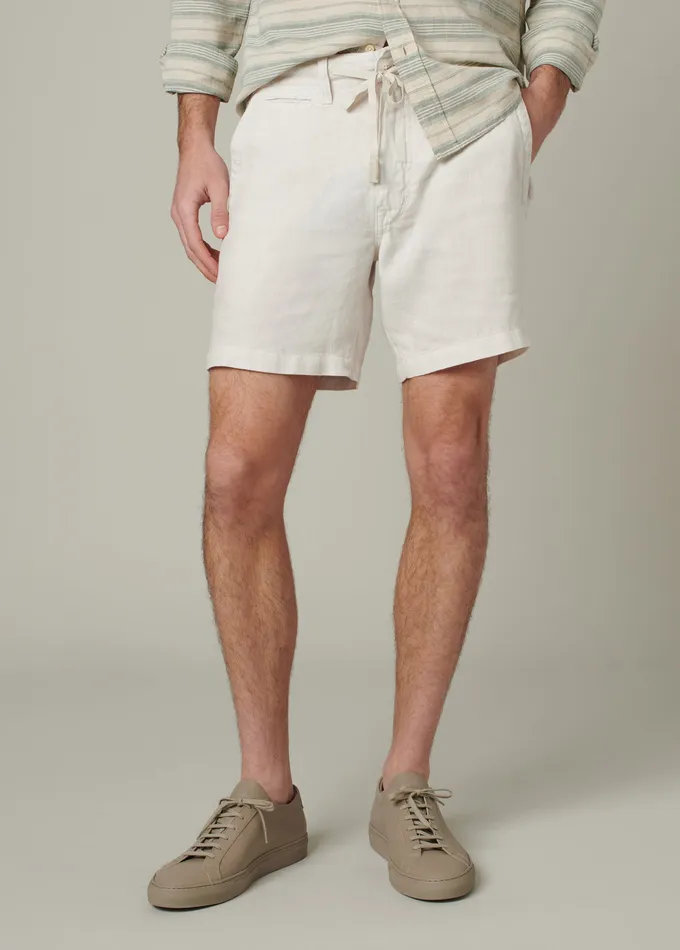 Shorts Joe8217s Jeans Men EMERSON LINEN SHORT White Sands