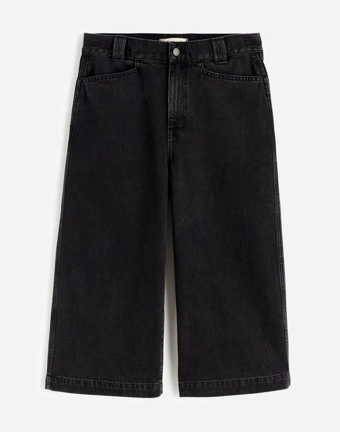 Shorts Women Madewell Denim Culottes In Jonston Wash Johnston Wash