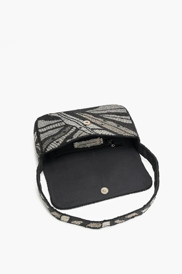 Shoulder Bags America and Beyond Women Midnight Silver Swirl Shoulder Bag