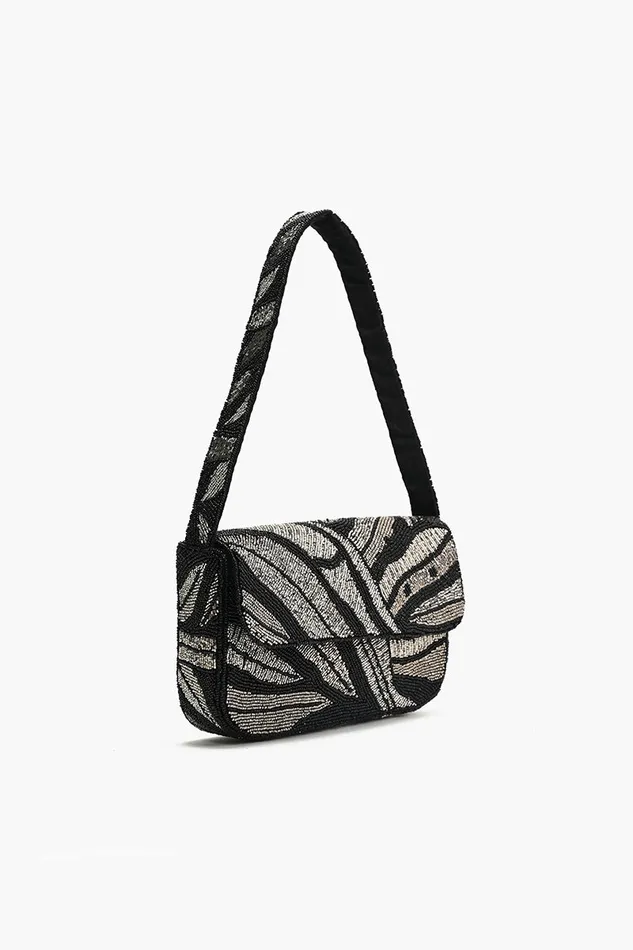 Shoulder Bags America and Beyond Women Midnight Silver Swirl Shoulder Bag