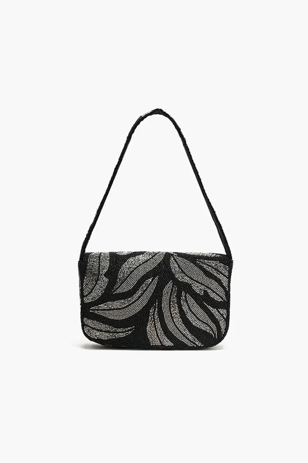 Shoulder Bags America and Beyond Women Midnight Silver Swirl Shoulder Bag