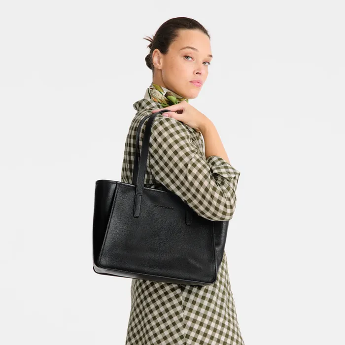 Shoulder bags Longchamp Women Le Foulonn L Tote bag Black Shoulder bags Longchamp Women Le Foulonn L Tote bag Black