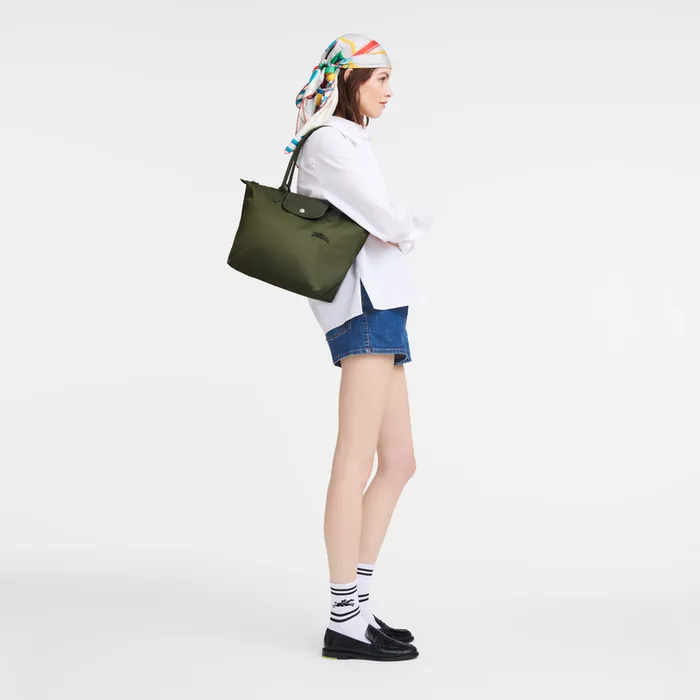 Shoulder bags Women Longchamp Le Pliage Green M Tote bag ForestForestForest Shoulder bags Women Longchamp Le Pliage Green M Tote bag ForestForestForest