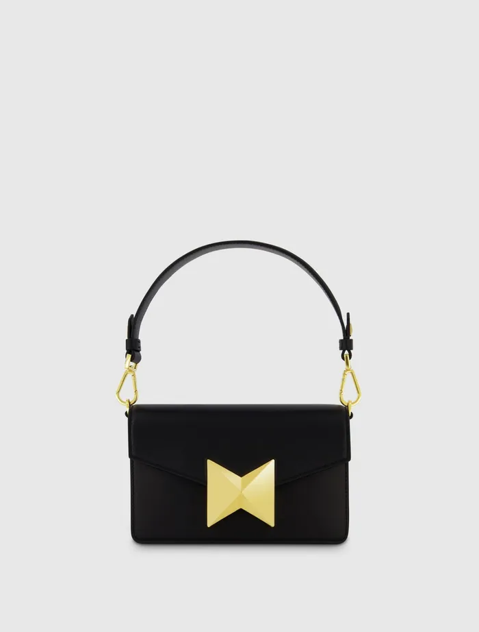 Shoulder Bags Women Mac Duggal Classic Leather Shoulder Bag With Gold Hardware 8211 FINAL SALE Black Shoulder Bags Women Mac Duggal Classic Leather Shoulder Bag With Gold Hardware 8211 FINAL SALE Black