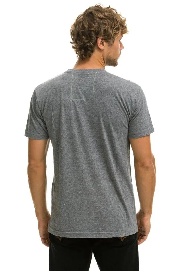 Signature Aspen Tee 8211 Heather Grey WomenMen Aviator Nation Tees