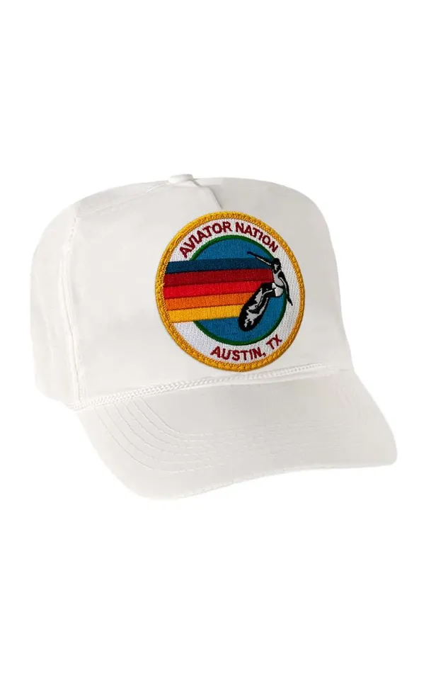 Signature Austin Vintage Nylon Trucker Hat WomenMen Aviator Nation Trucker Hats