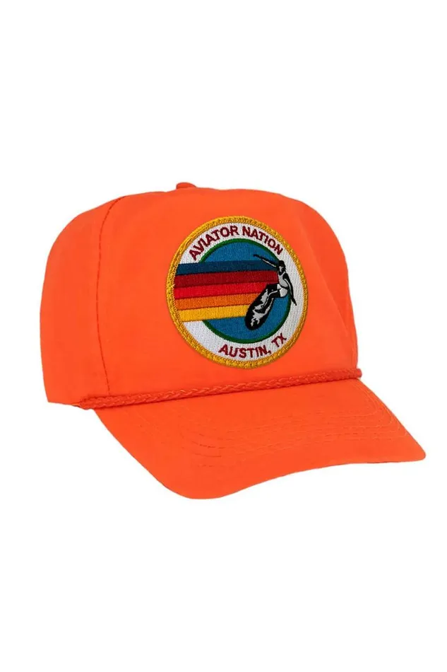 Signature Austin Vintage Nylon Trucker Hat WomenMen Aviator Nation Trucker Hats