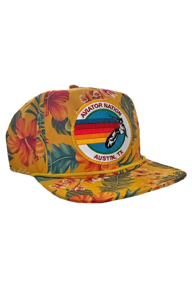 Signature Austin Vintage Safari Twill Low Rise Trucker WomenMen Aviator Nation Trucker Hats