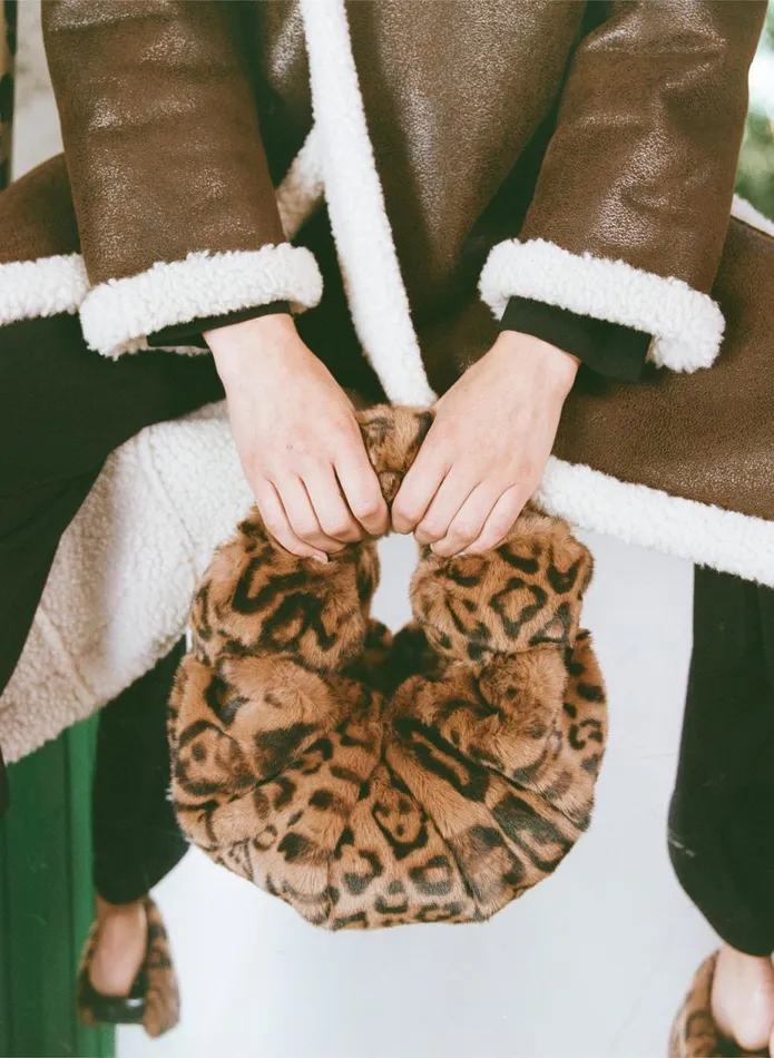 Simon Miller Bags Women Cheetah Faux Fur Lopsy Bag In Cheetah Scramble Simon Miller Bags Women Cheetah Faux Fur Lopsy Bag In Cheetah Scramble