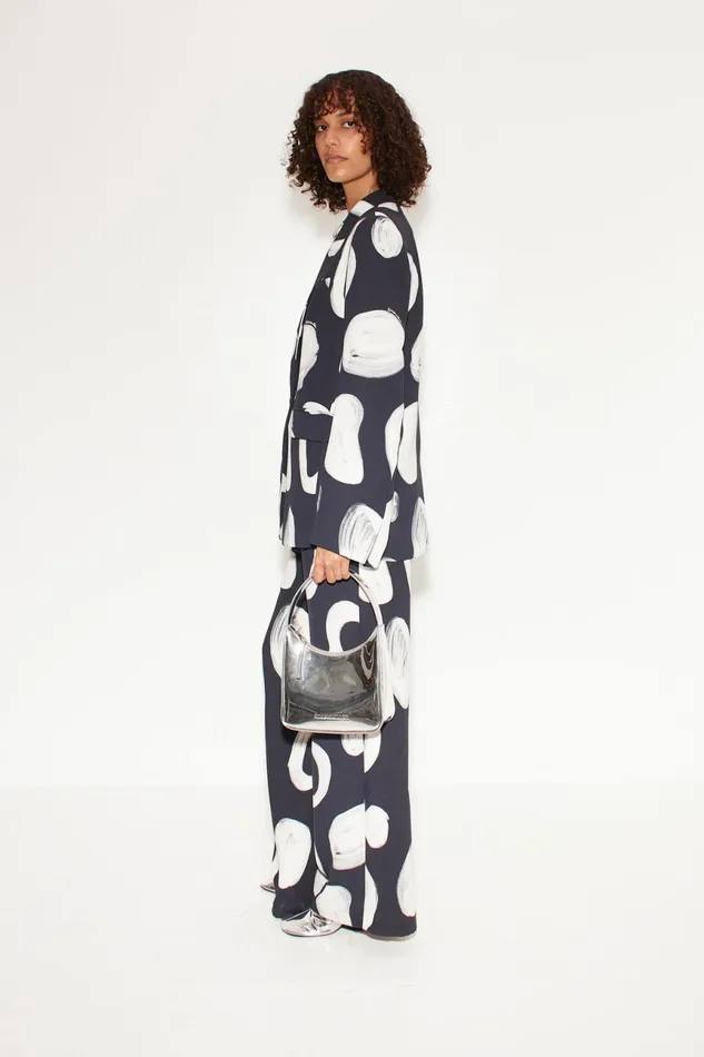Simon Miller Bottoms Women Bloo Painted Crepe Pant In Painted Dot Simon Miller Bottoms Women Bloo Painted Crepe Pant In Painted Dot